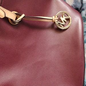 Michael Kors pebble style leather bag